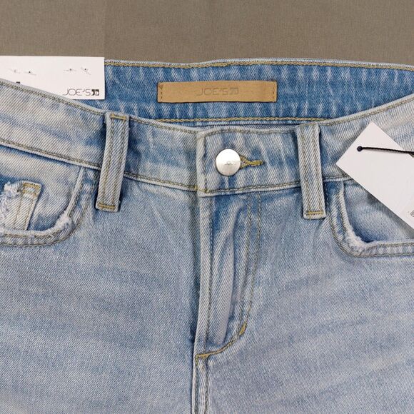 Joes Jean Shorts Womens Sz 24 Denim The 5" Short Stand Tall Frayed Cuff Modest - Picture 6 of 10